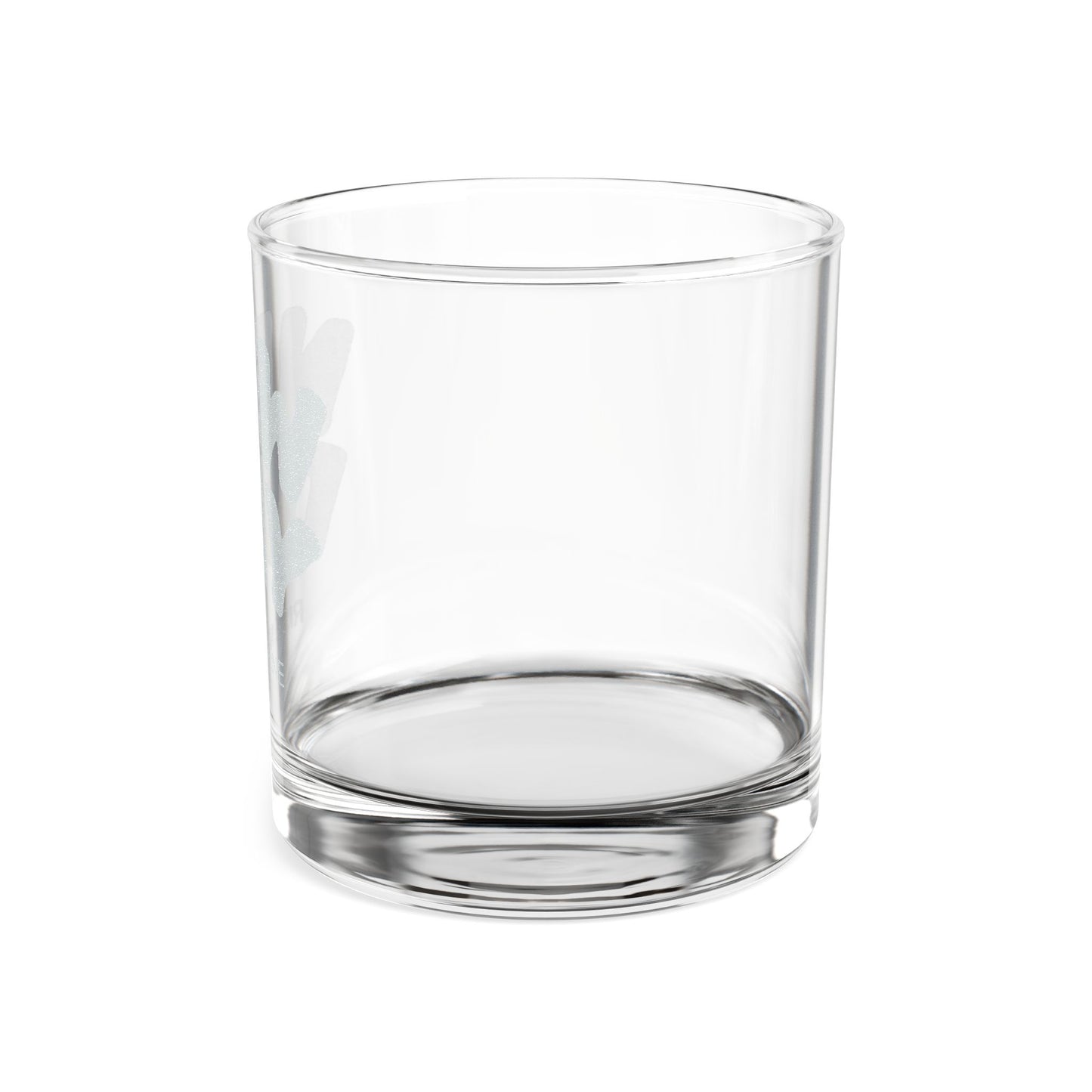 Engraved Whiskey Glass 10.5oz — "It's a New Day" Motivational Rocks Glass