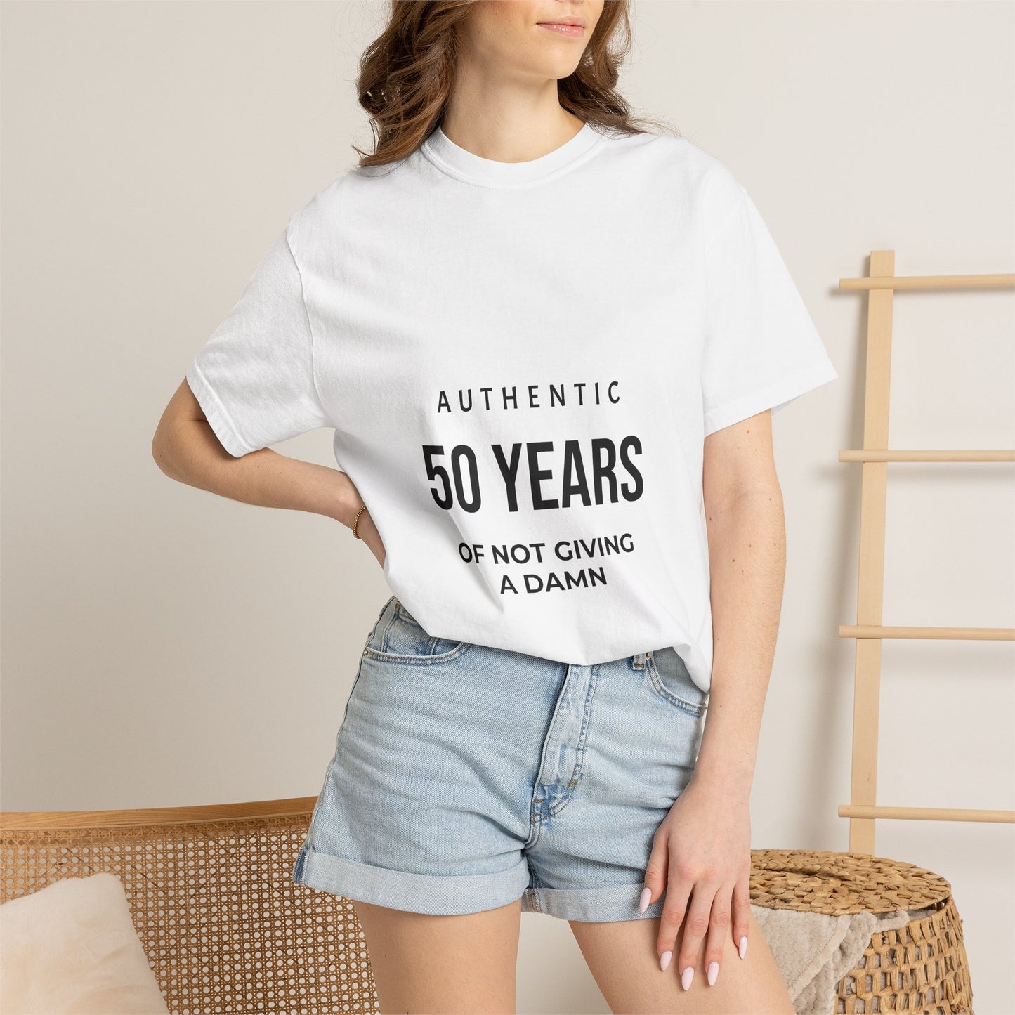 Authentic 50 Years of Not Giving a Damn T-Shirt