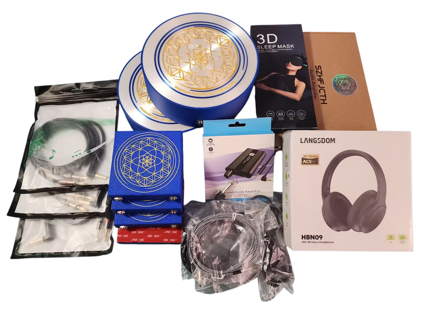 Vibroacoustic Therapy Bed DIY Sound Kit Attachments for Massage Table