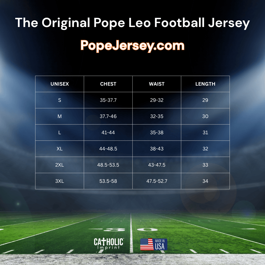 Pope Leo XIV Chicago Fan Football Jersey
