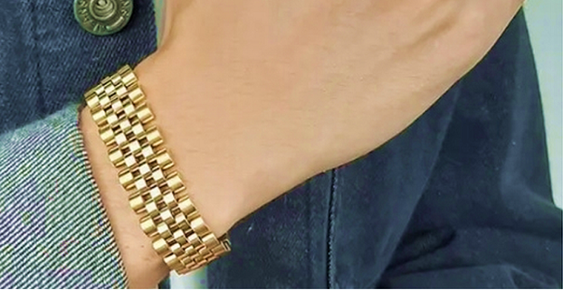 Men's Stainless Steel Presidential Jubilee Style Bracelet