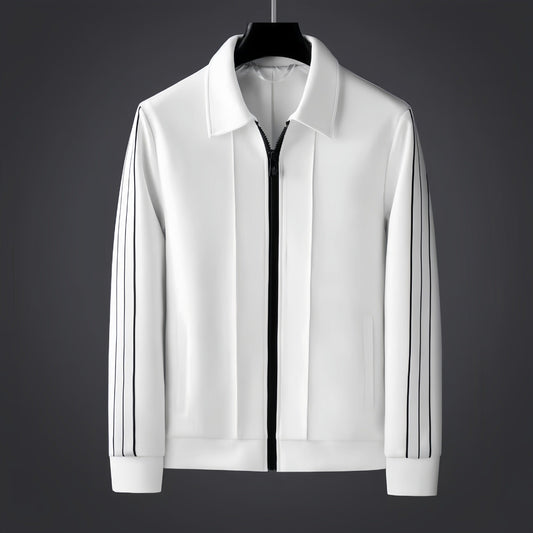 Casual Sports Men's Long-sleeved Cardigan Sweater Baggy Coat
