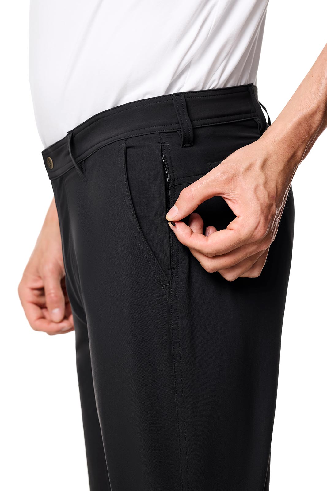 South Pointe | Men's Summer Casual Pants | Black