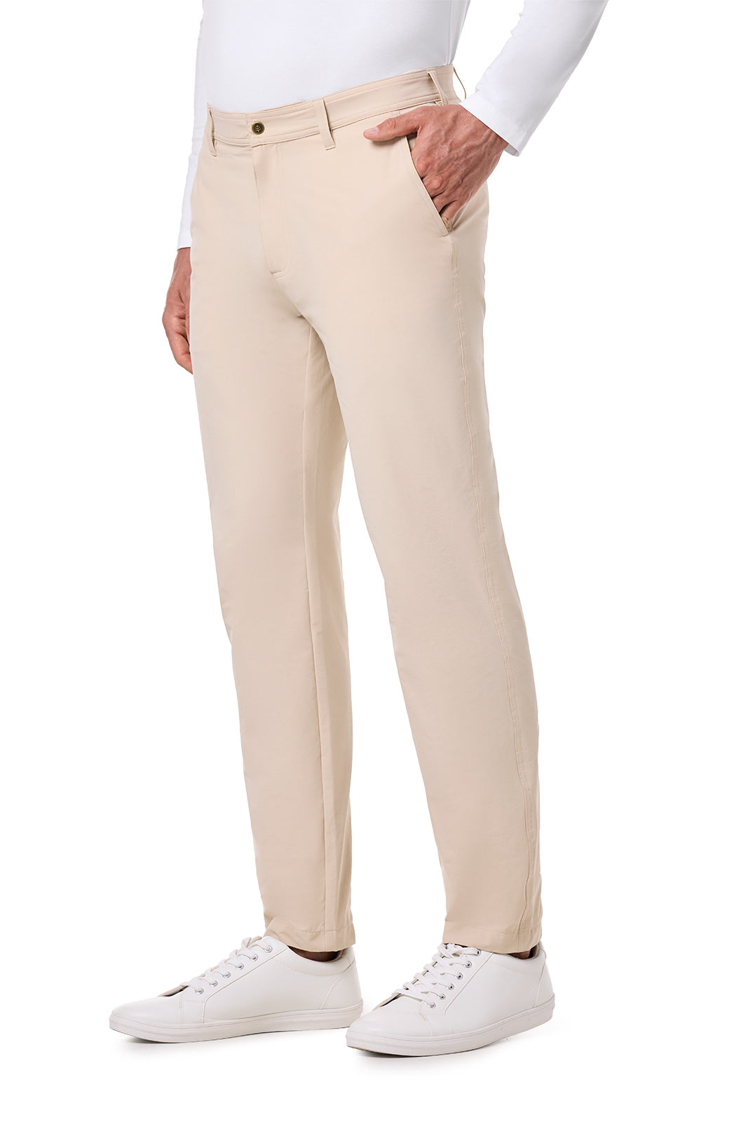South Pointe | Men's Summer Casual Pants | Pale Khaki