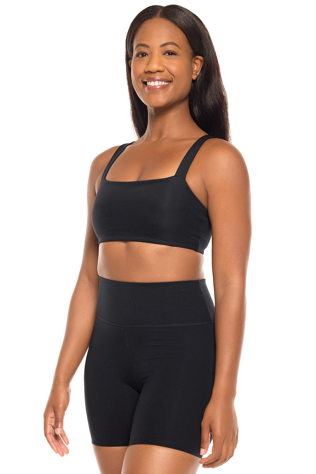 Shavasana | Women's Yoga Sports Bra | Black