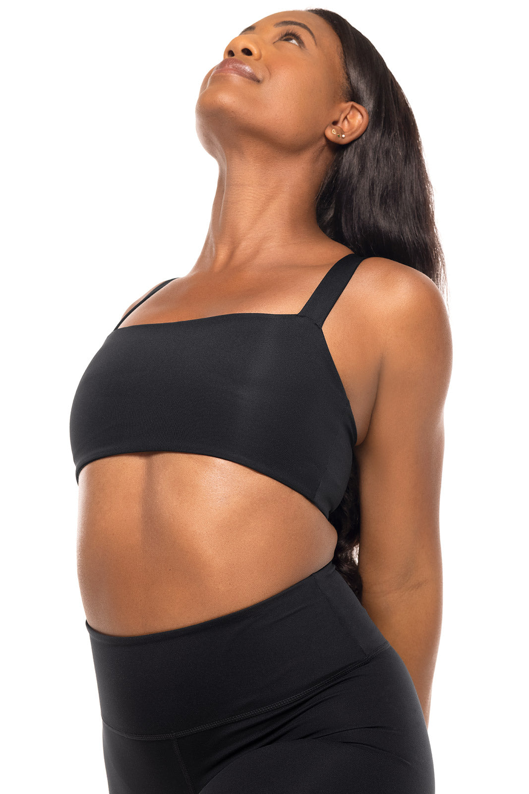 Shavasana | Women's Yoga Sports Bra | Black