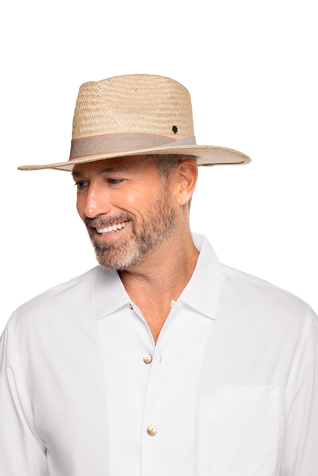Abaco Palm | Straw Pinch Front Fedora | Natural