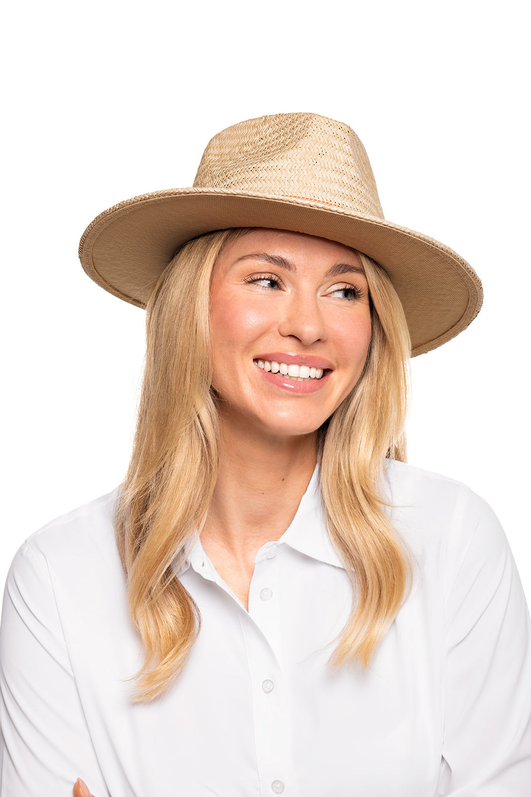 Abaco Palm | Straw Pinch Front Fedora | Natural