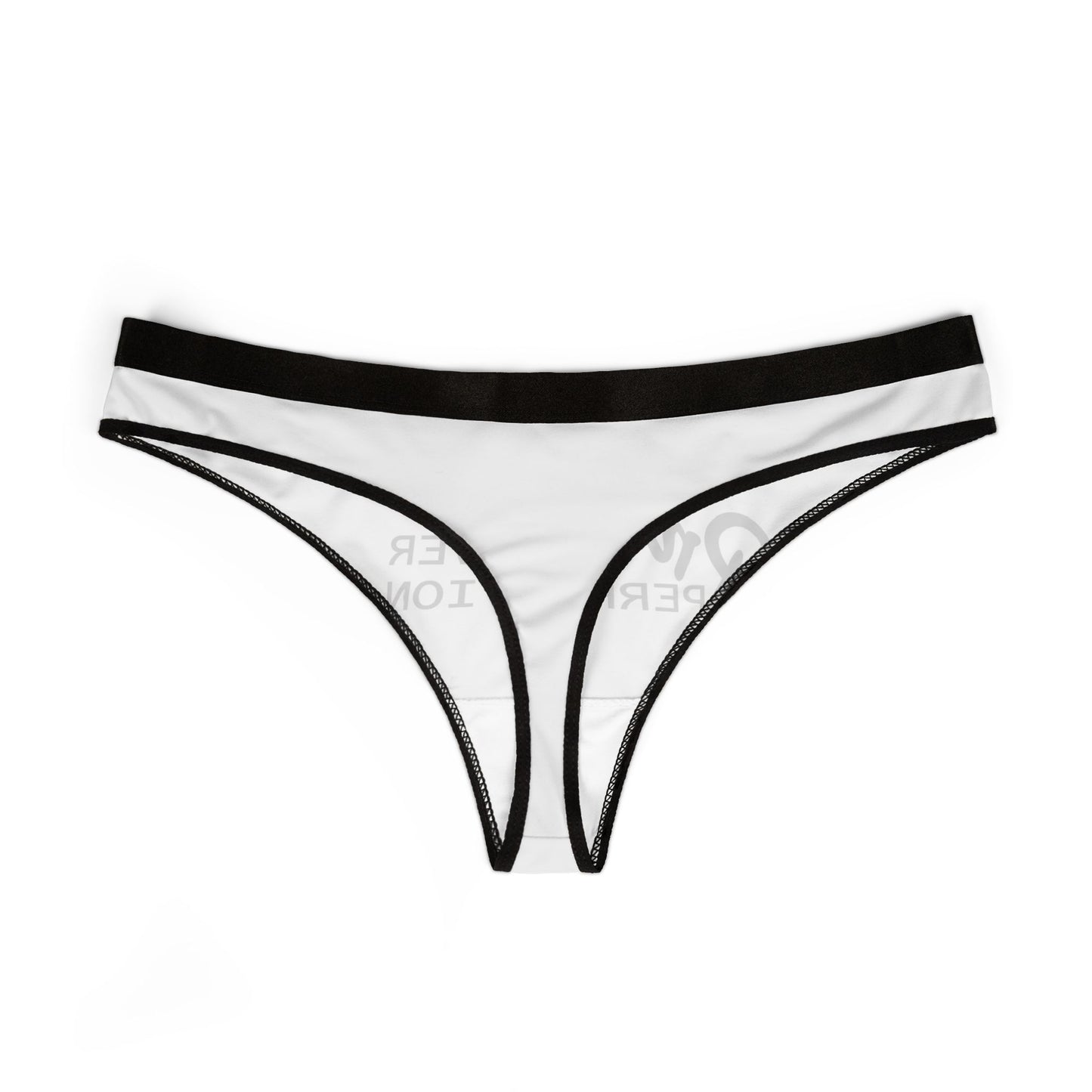Thong - "Progress Over Perfection" Inspirational Women's Thong