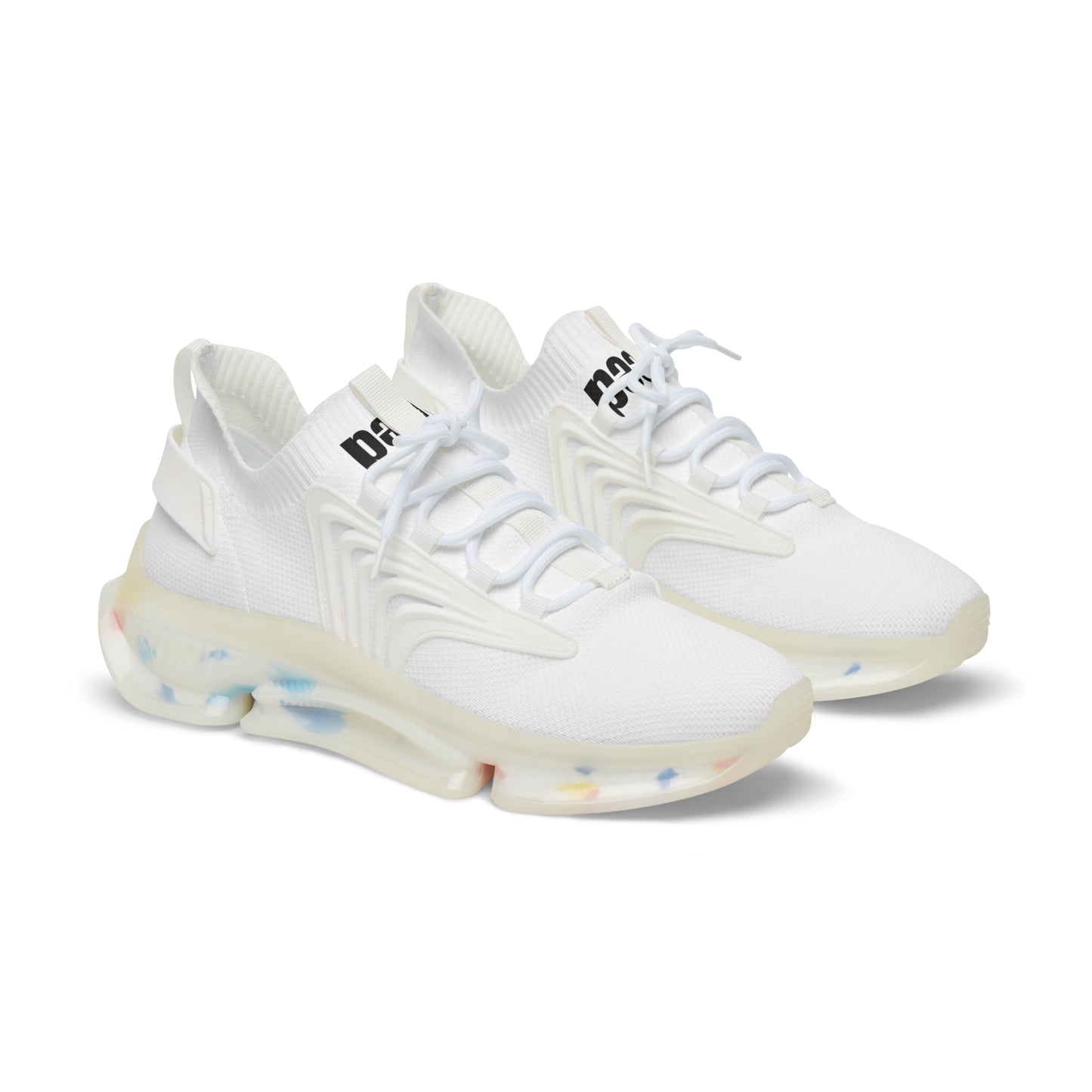 Men's Mesh Sneakers — Lightweight Breathable Athletic Shoes with Color-Speckled Sole