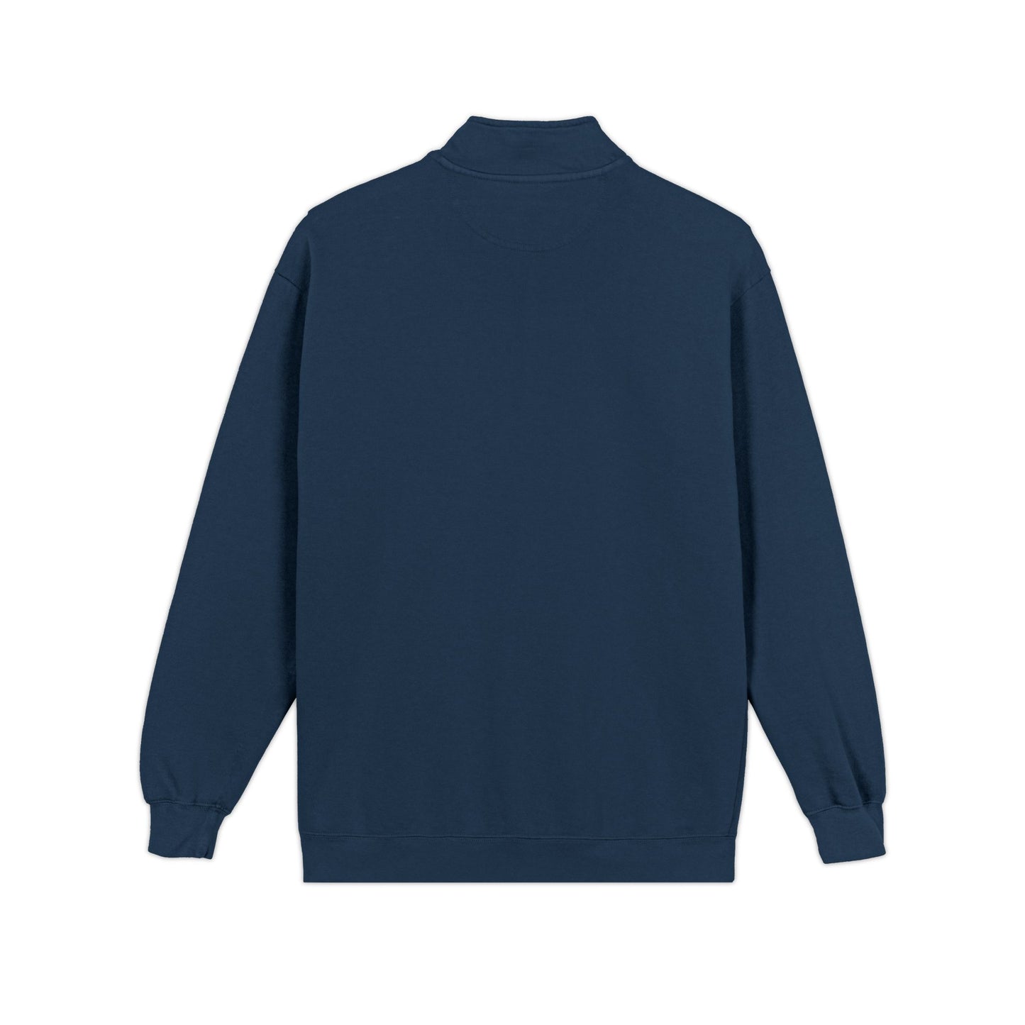 Quarter-Zip Sweatshirt — Minimal 'Progressively' Script Chest Logo