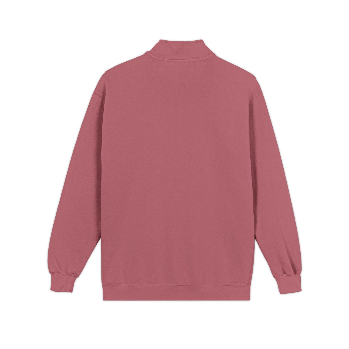 Quarter-Zip Sweatshirt — Minimal 'Progressively' Script Chest Logo