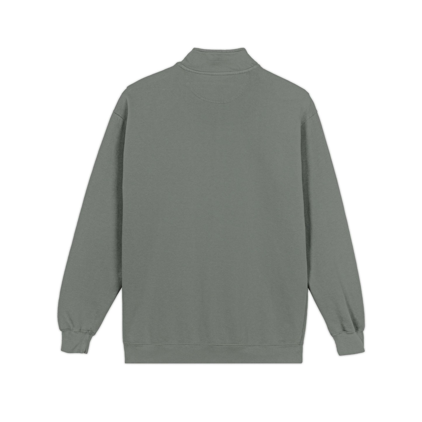 Quarter-Zip Sweatshirt — Minimal 'Progressively' Script Chest Logo
