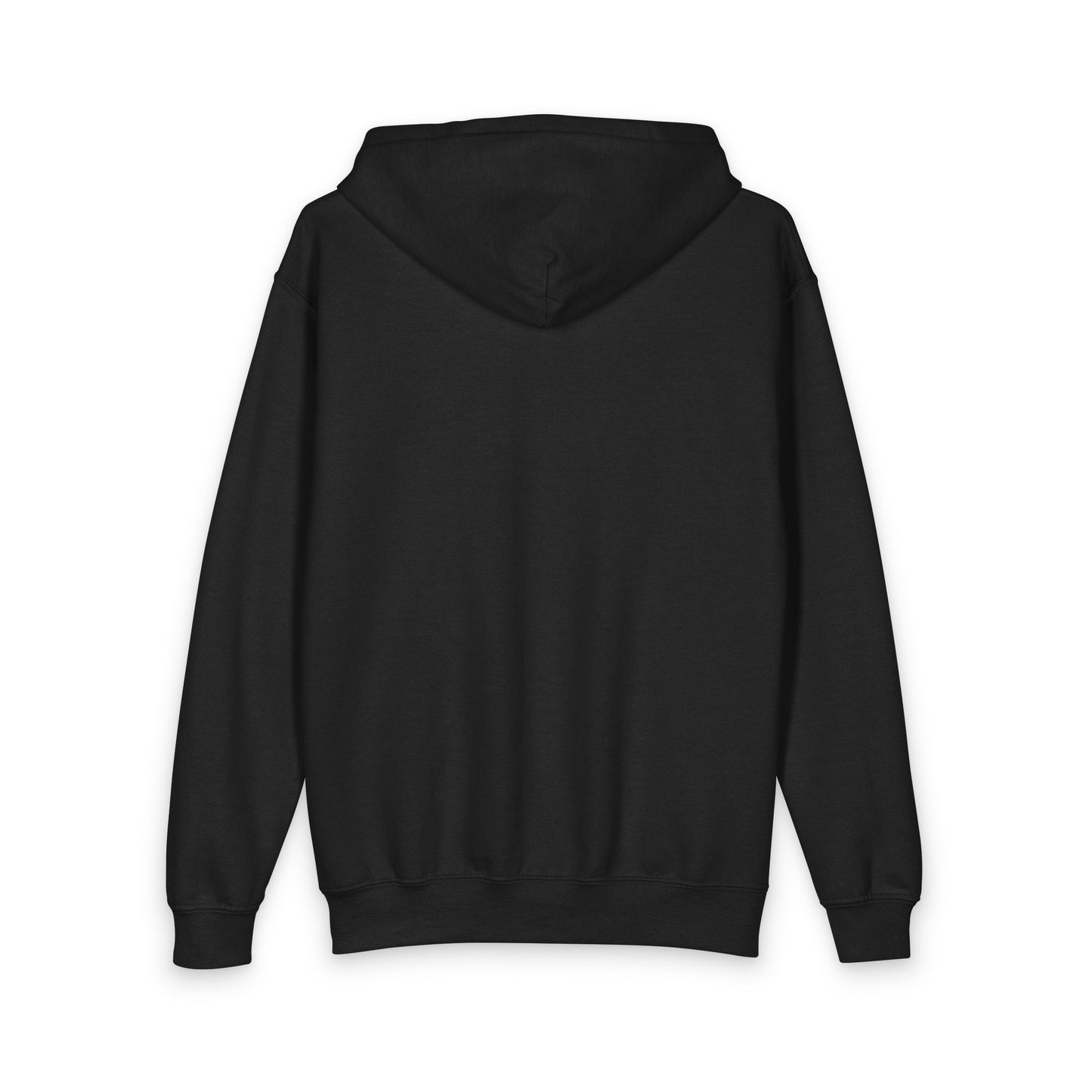 Youth Zip Hoodie — Classic Black Heavy Blend Zipped Hoodie