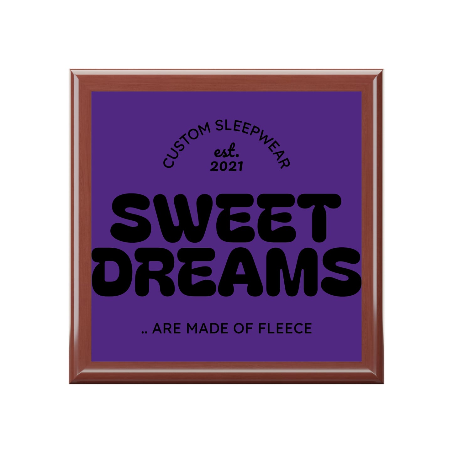 Jewelry Box — "Sweet Dreams" Personalized Keepsake Box (Custom Sleepwear Design)