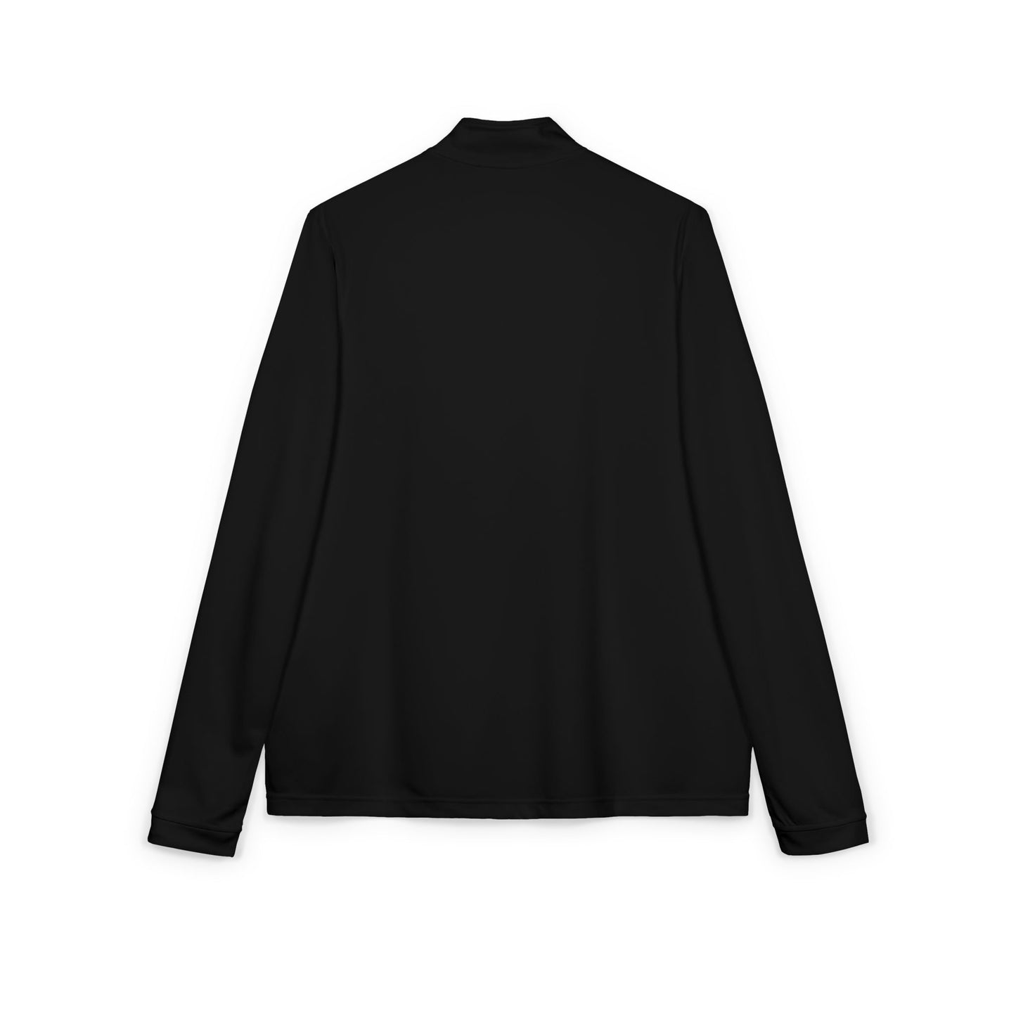 Adidas Embroidered Quarter-Zip Pullover — "In God We Trust" Lightweight Zip-Top