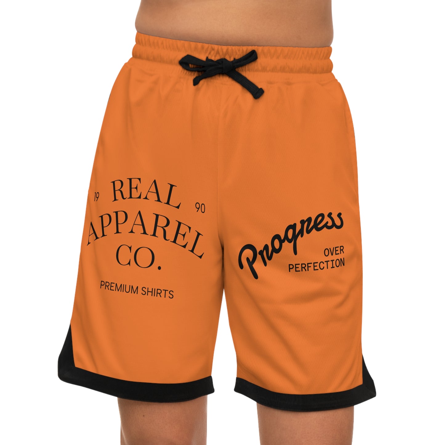 Progress Over Perfection Basketball Shorts