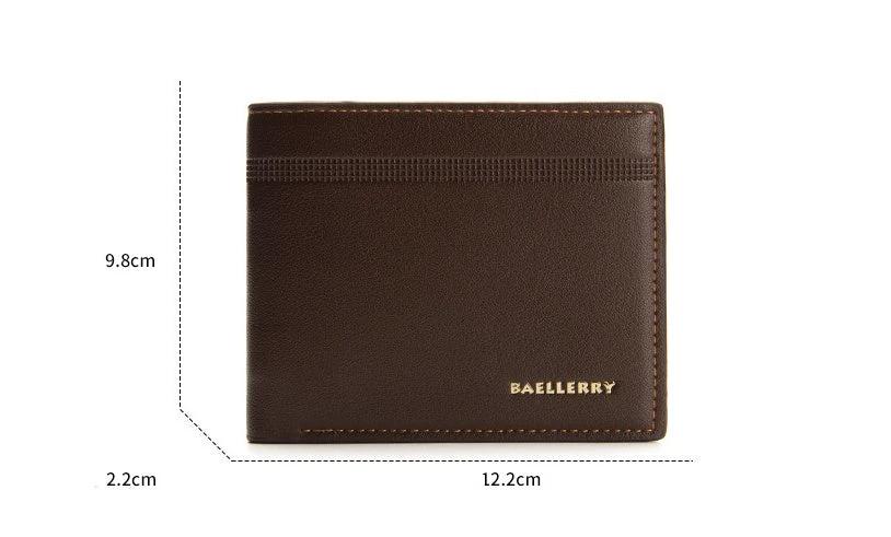 Men's Business Casual Short PU Wallet