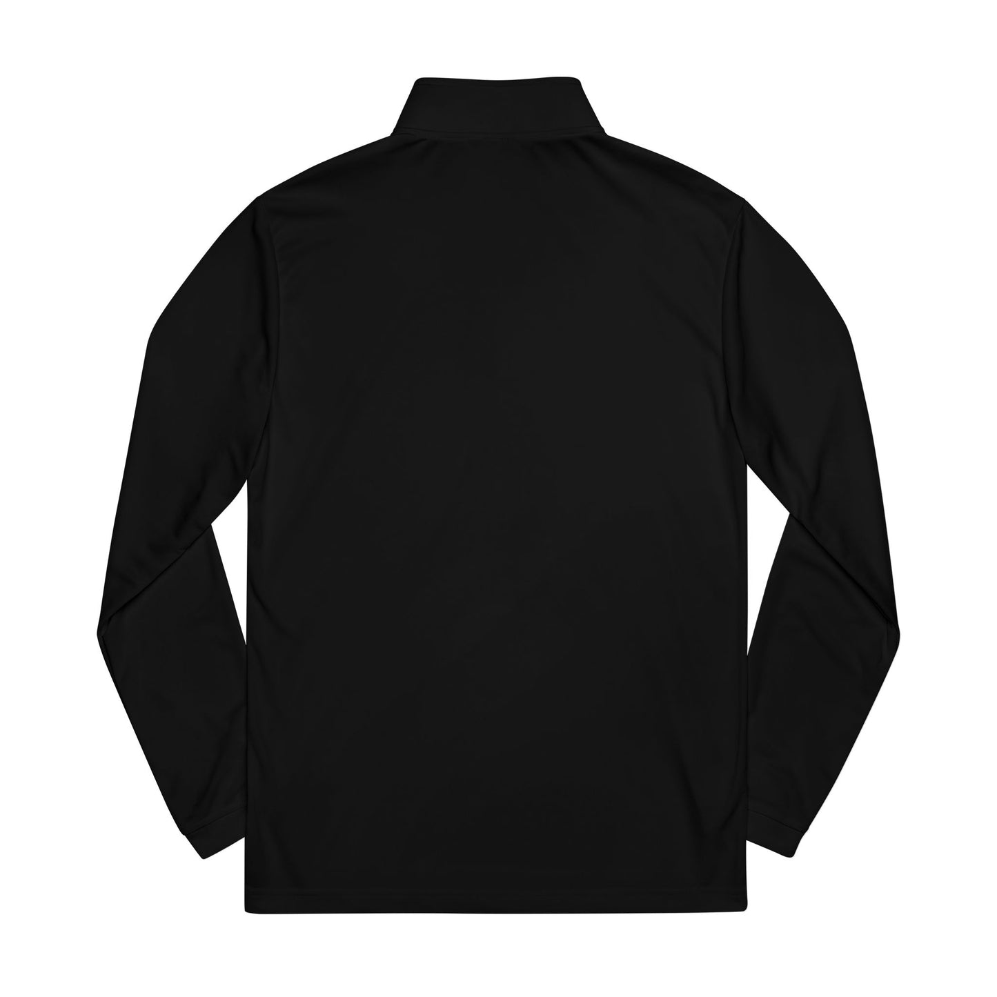 Adidas Embroidered Quarter-Zip Pullover — "In God We Trust" Lightweight Zip-Top