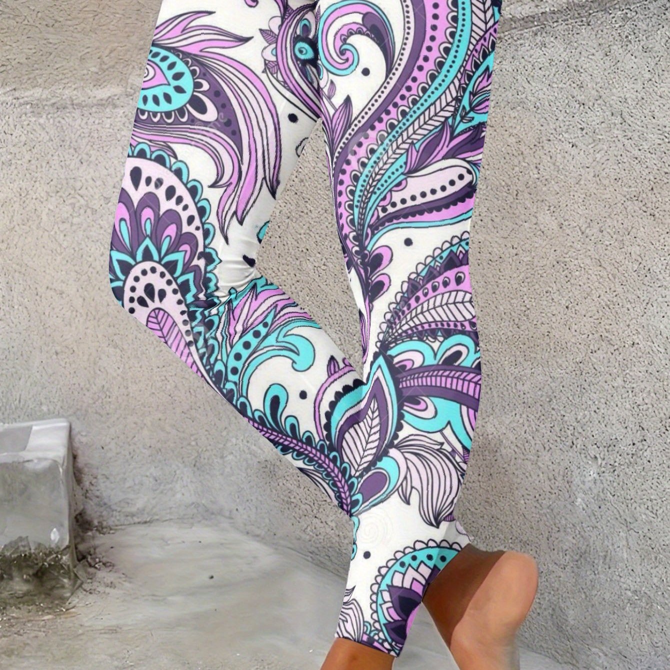 Women's Plus-Size High Waisted Leggings