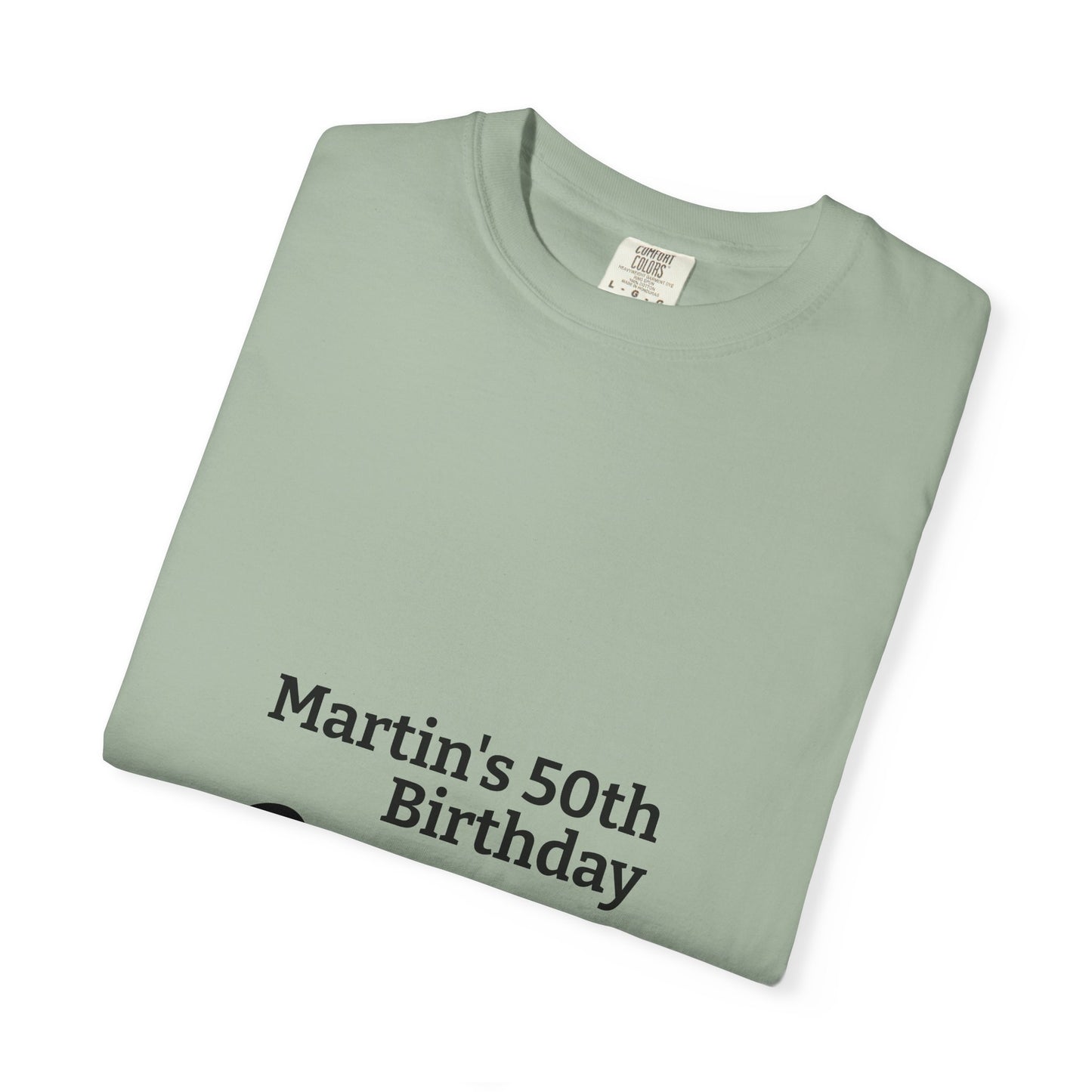 Birthday Crew T-Shirt — Personalized "Martin's 50th Birthday Crew"