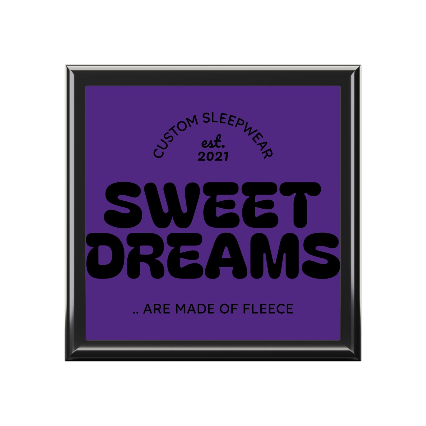 Jewelry Box — "Sweet Dreams" Personalized Keepsake Box (Custom Sleepwear Design)