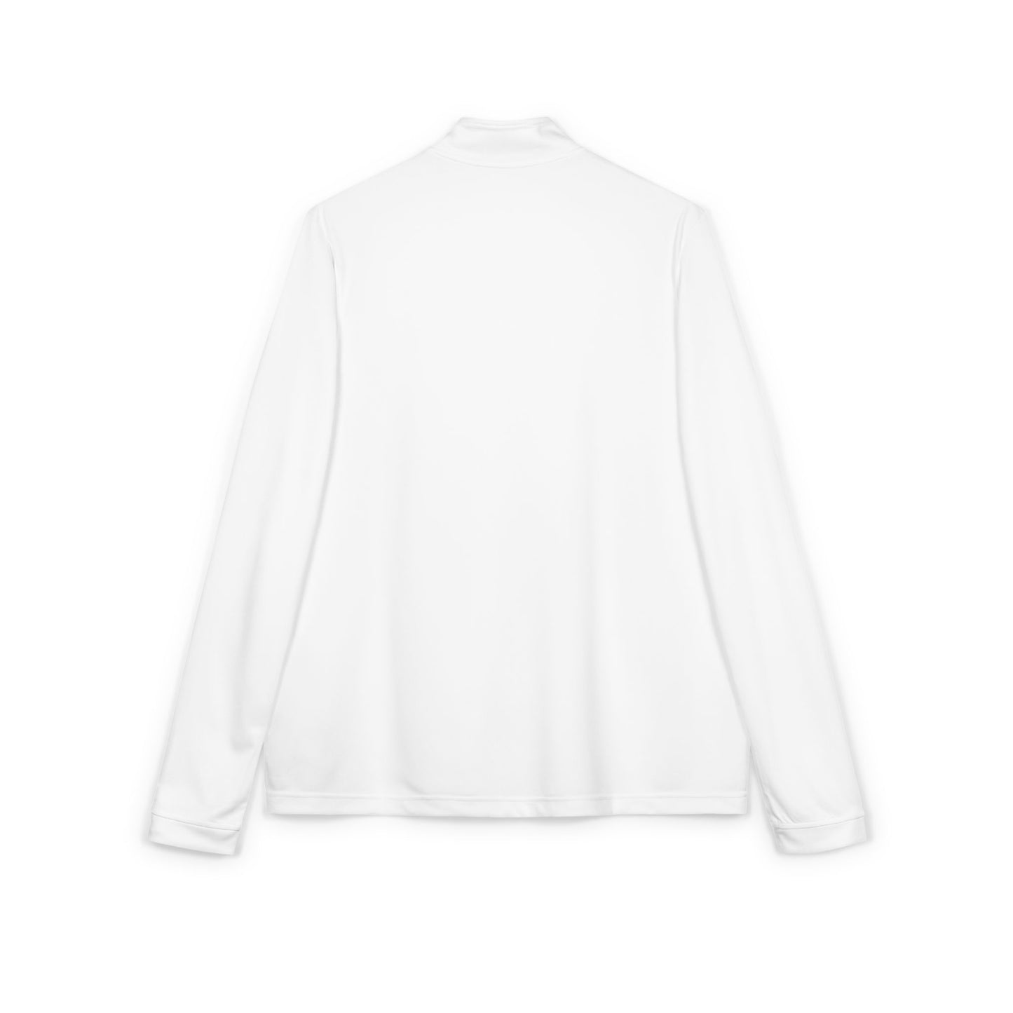 Adidas Embroidered Quarter-Zip Pullover — "In God We Trust" Lightweight Zip-Top