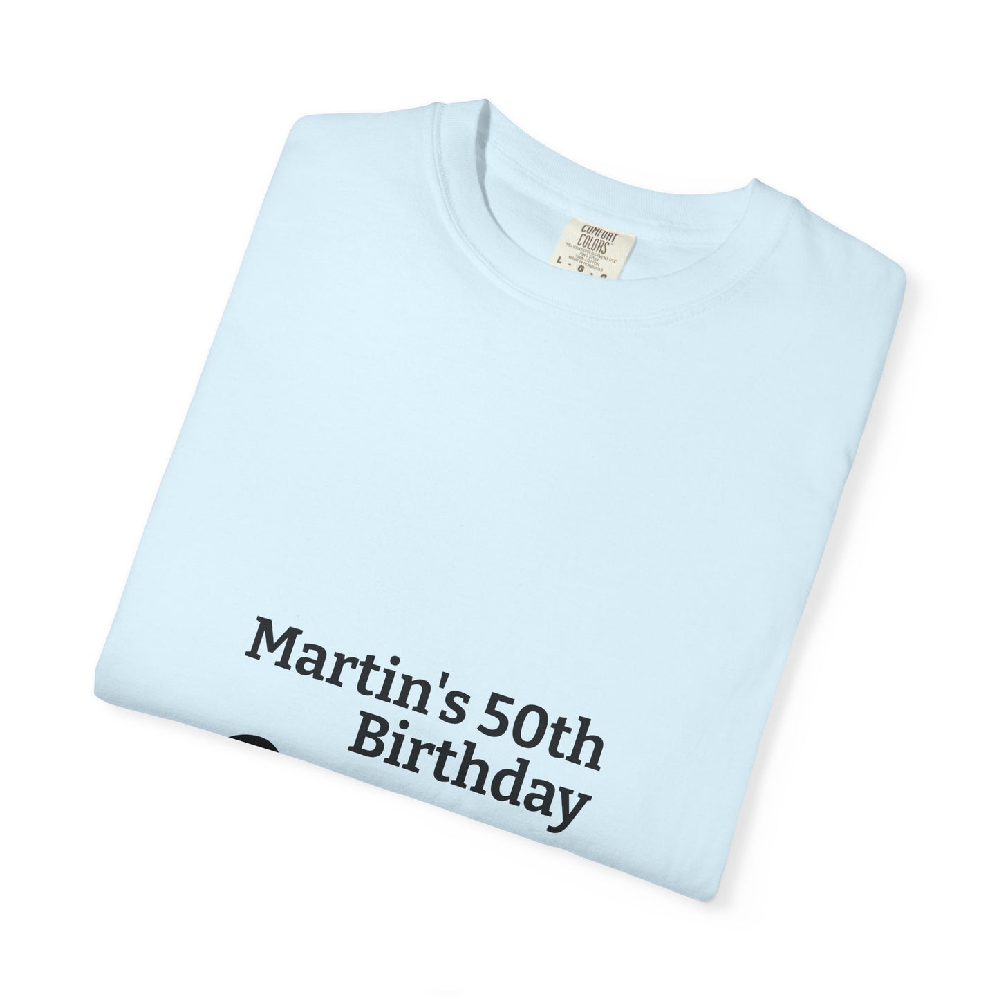 Birthday Crew T-Shirt — Personalized "Martin's 50th Birthday Crew"