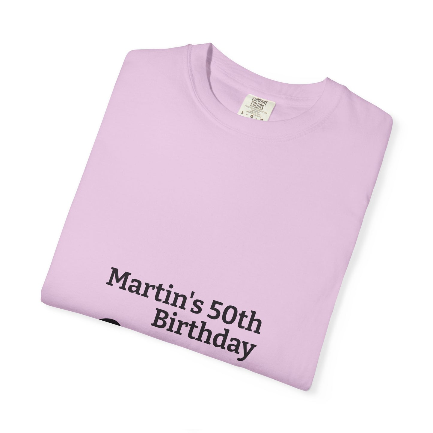 Birthday Crew T-Shirt — Personalized "Martin's 50th Birthday Crew"