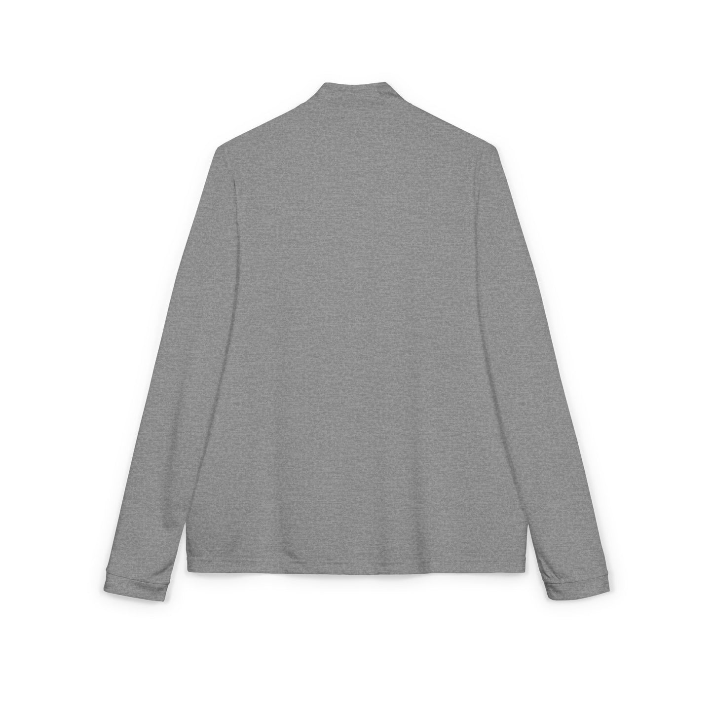 Adidas Embroidered Quarter-Zip Pullover — "In God We Trust" Lightweight Zip-Top