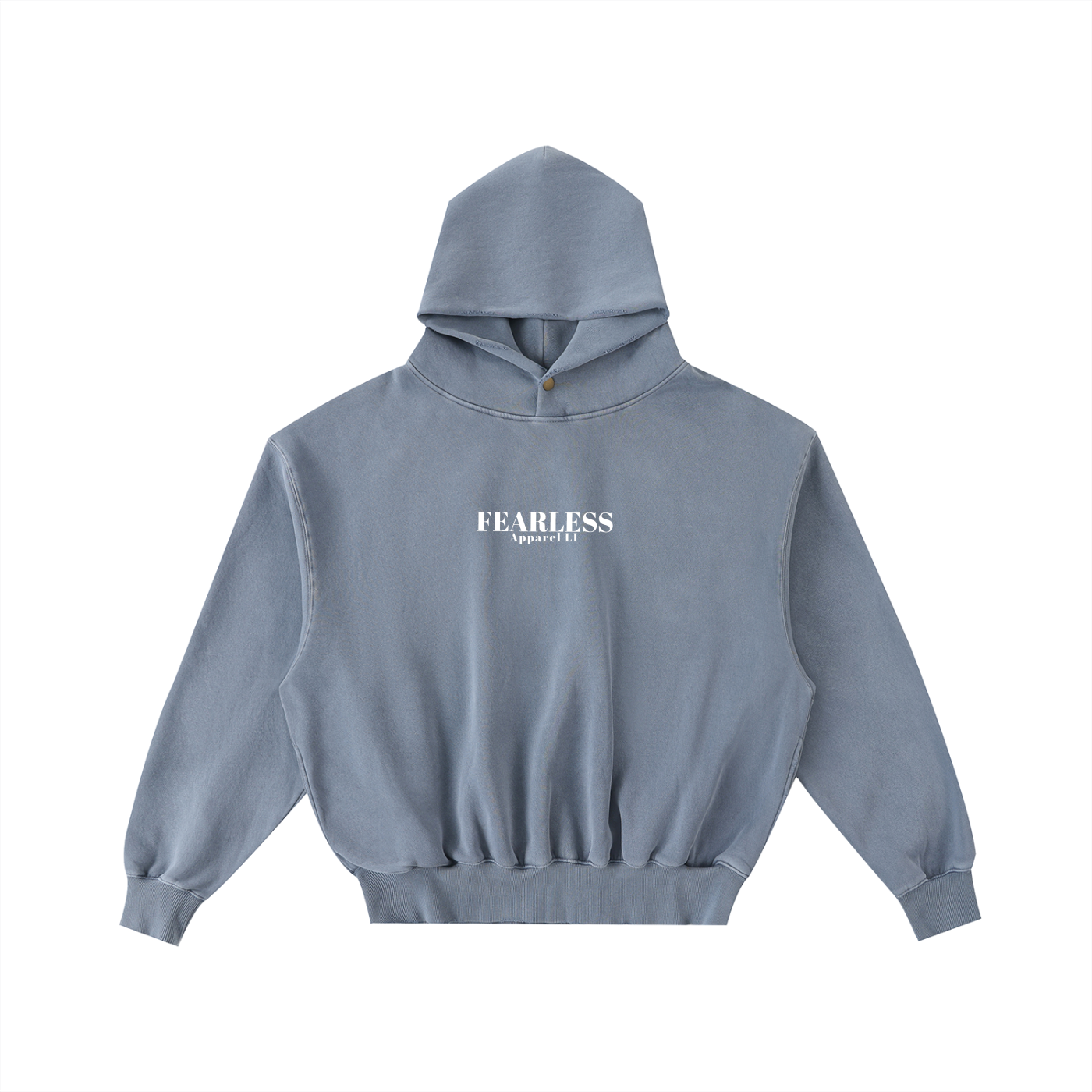 Fearless Apparel Frayed Enzyme Washed Fleece Hoodie – Vintage Streetwear Comfort
