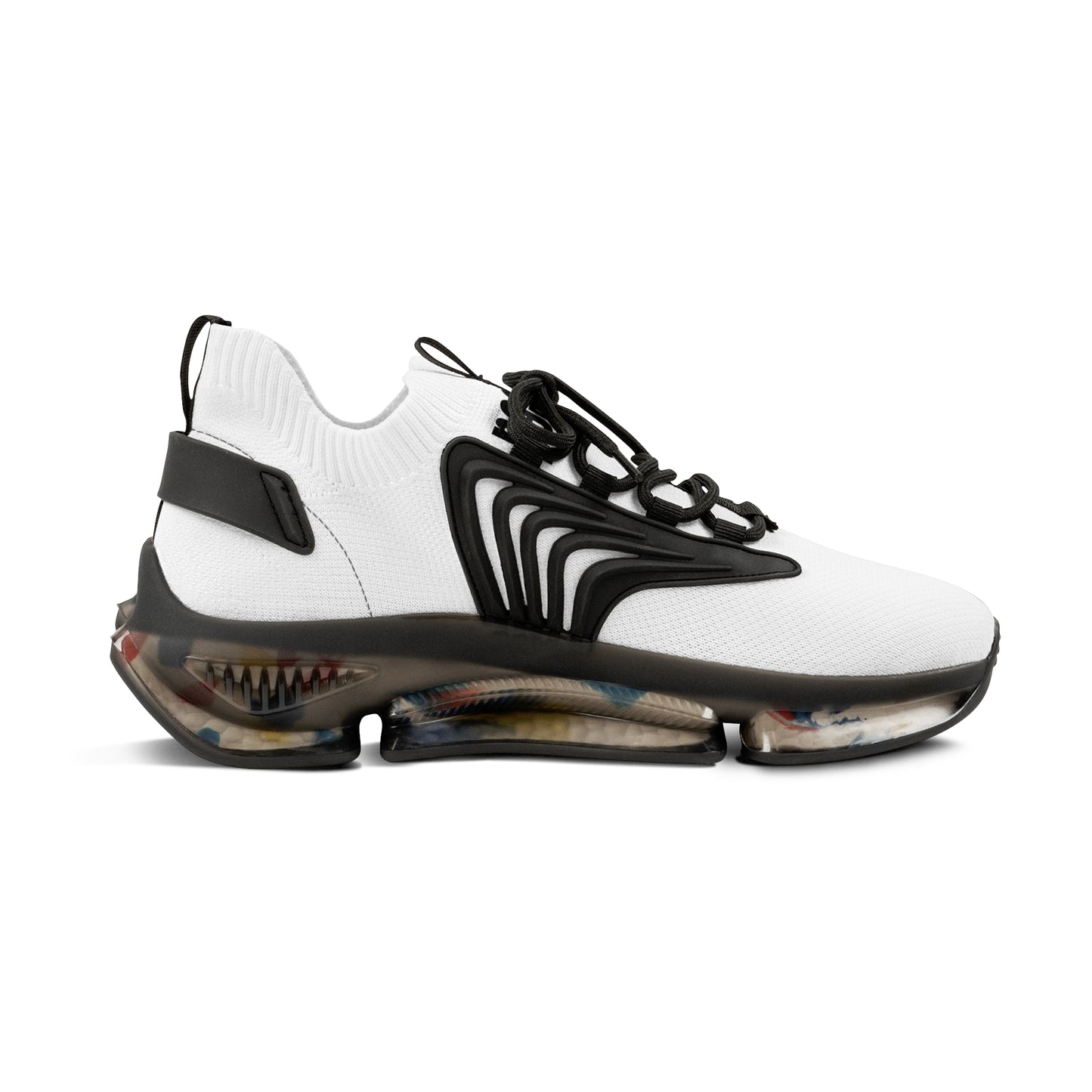 Men's Mesh Sneakers — Lightweight Breathable Athletic Shoes with Color-Speckled Sole