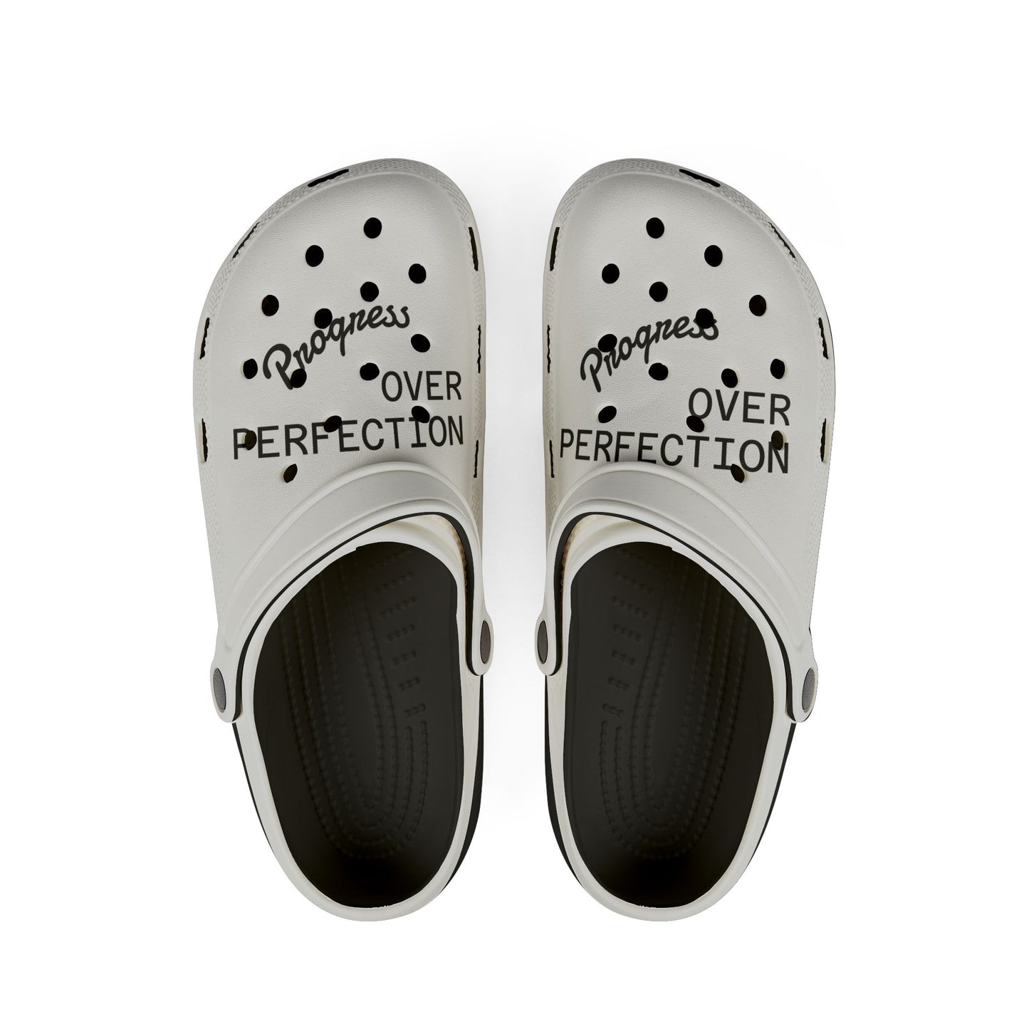 Progress Over Perfection EVA Foam Clogs — Lightweight Garden & Casual Shoes