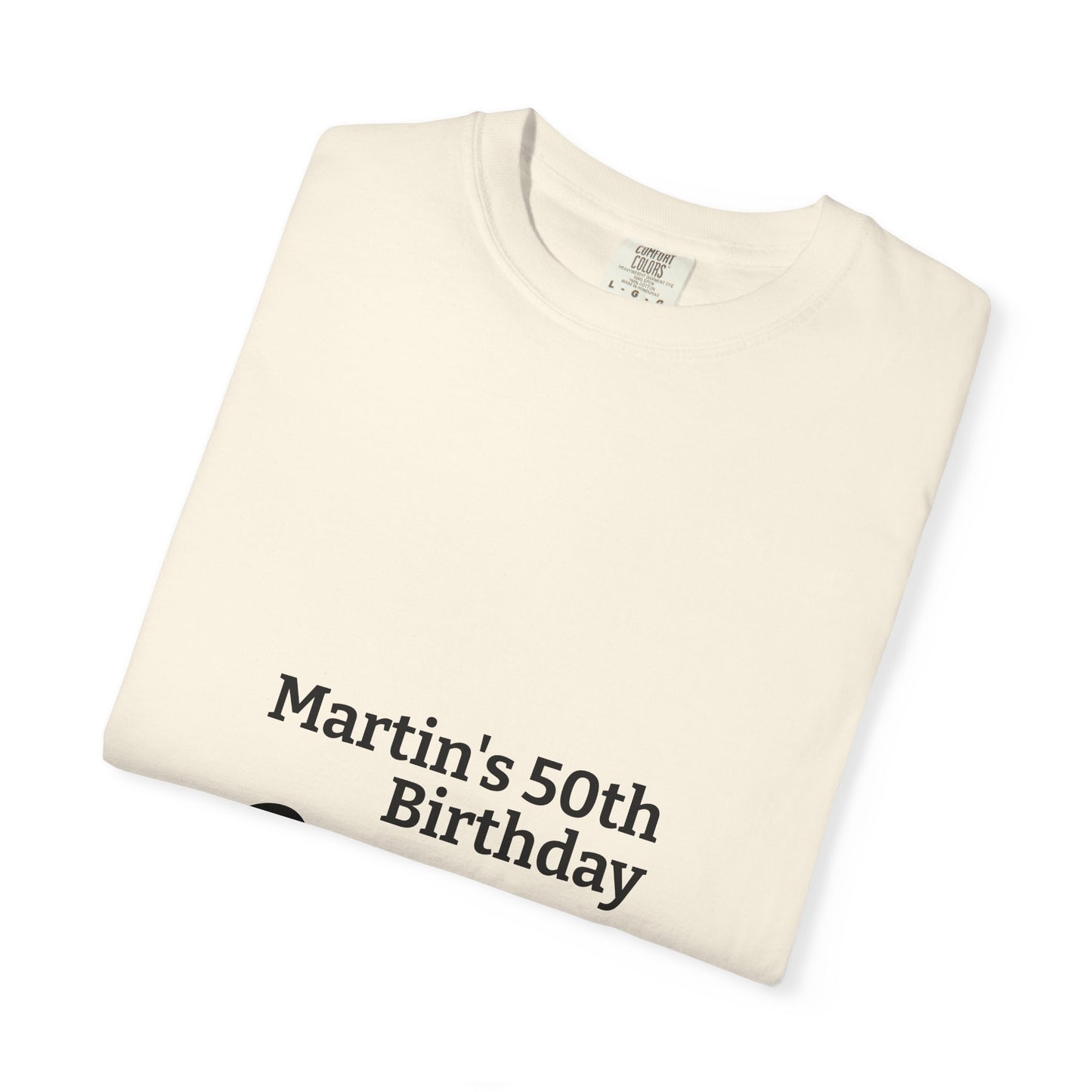 Birthday Crew T-Shirt — Personalized "Martin's 50th Birthday Crew"
