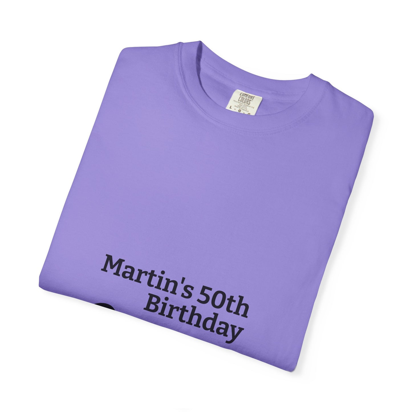 Birthday Crew T-Shirt — Personalized "Martin's 50th Birthday Crew"