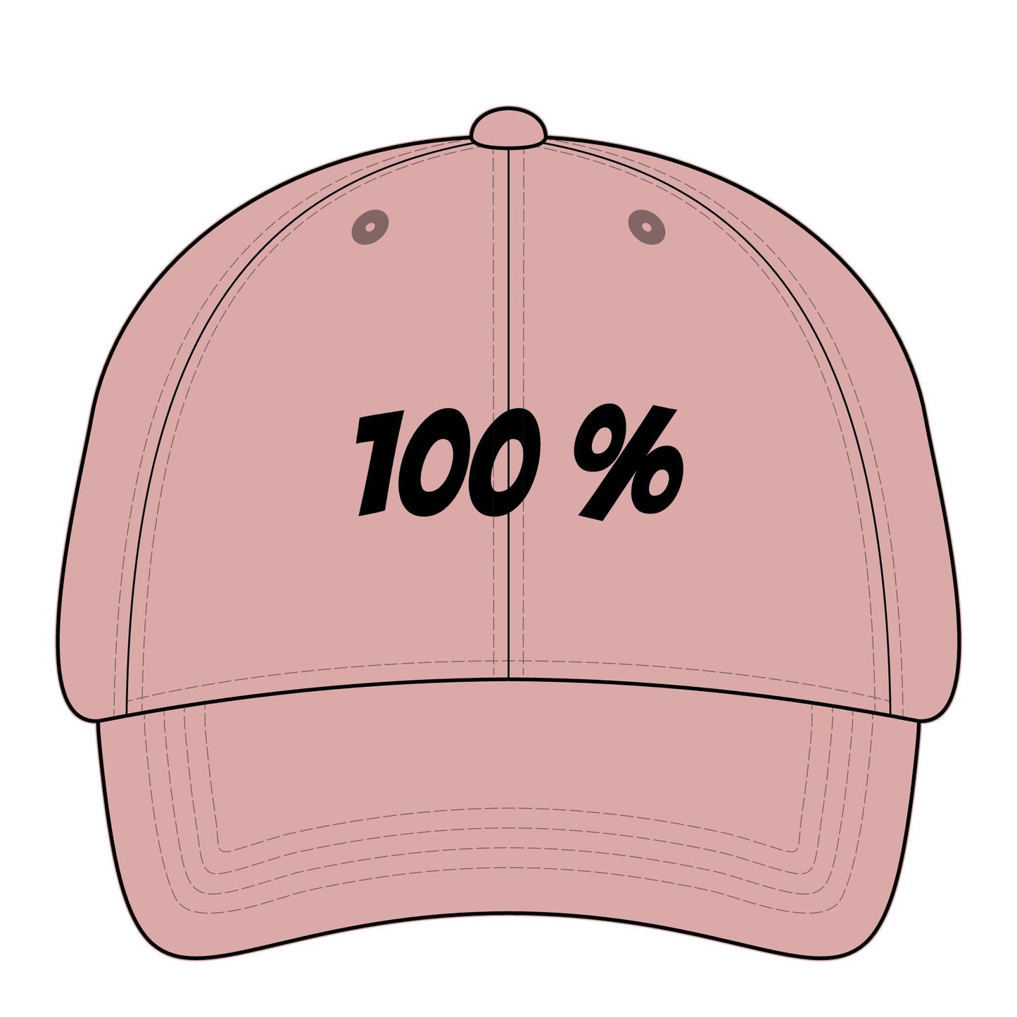 Women's Pigment-Dyed Cap with Fashion Undervisor (Embroidery)