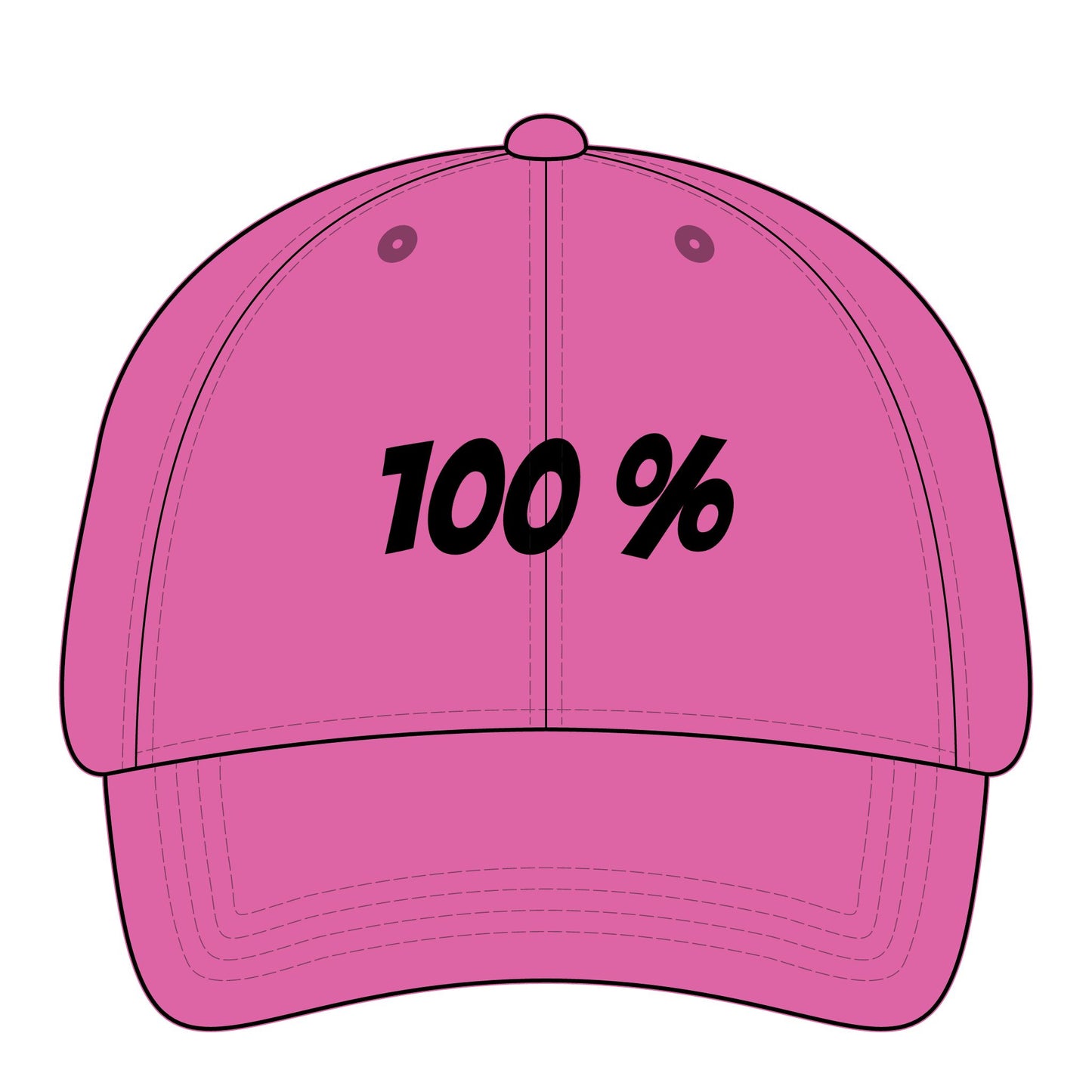 Women's Pigment-Dyed Cap with Fashion Undervisor (Embroidery)