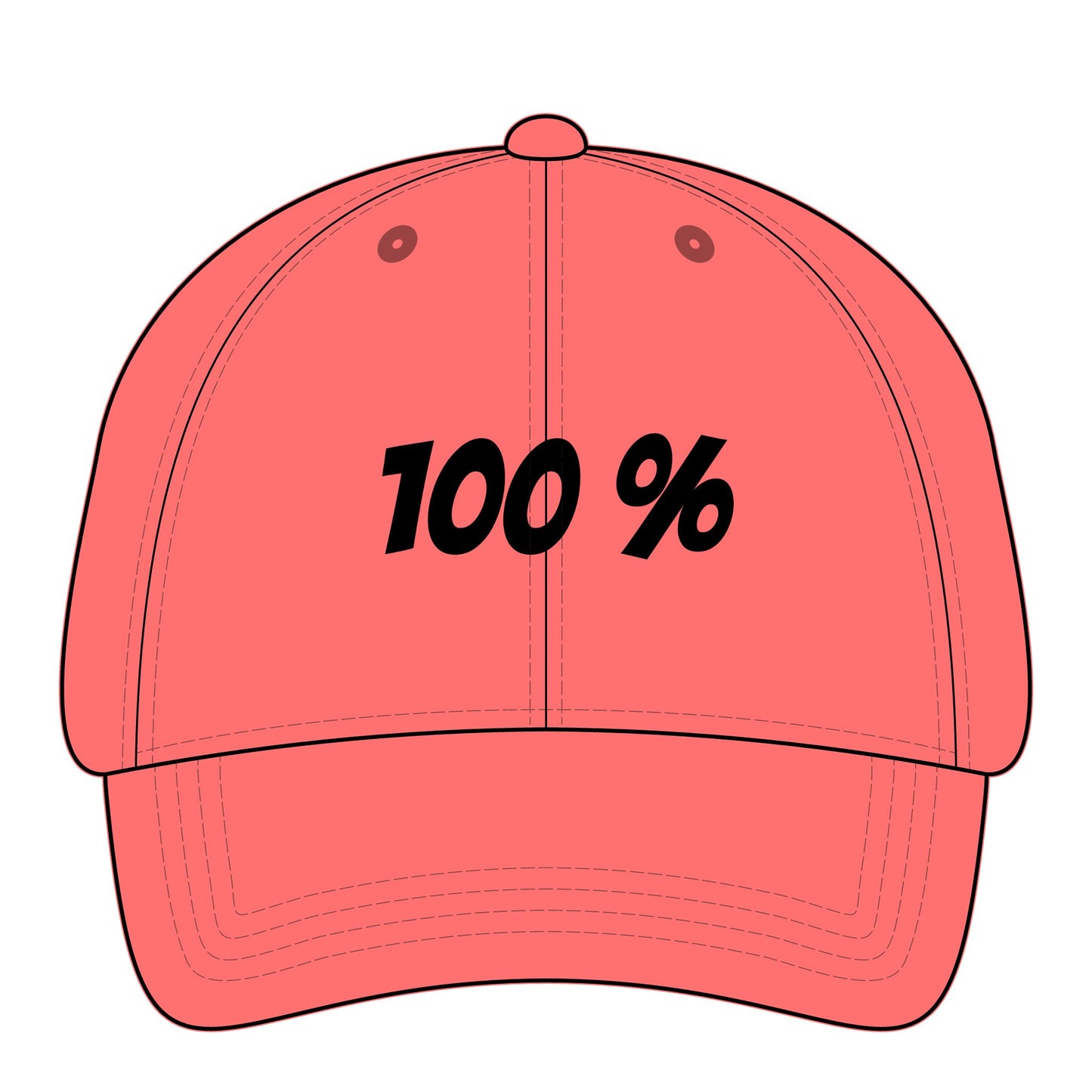 Women's Pigment-Dyed Cap with Fashion Undervisor (Embroidery)