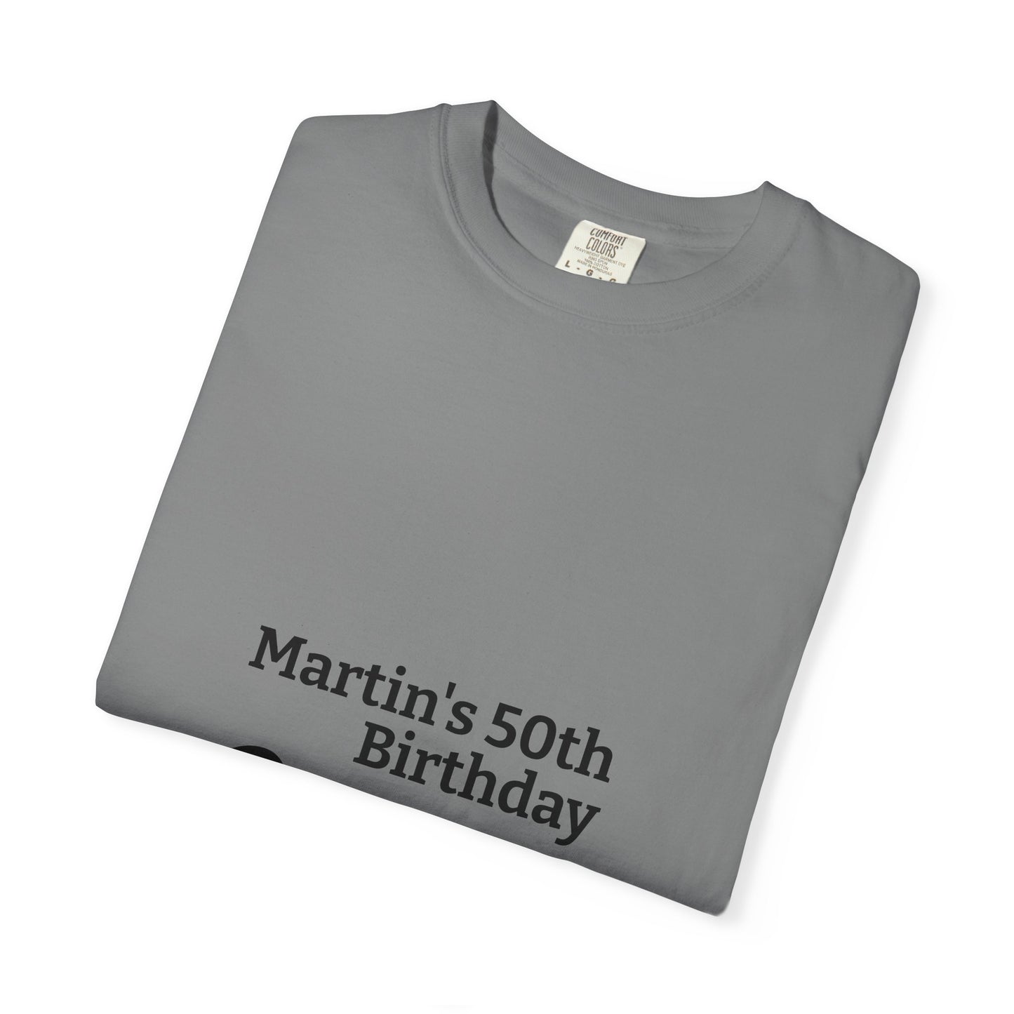 Birthday Crew T-Shirt — Personalized "Martin's 50th Birthday Crew"