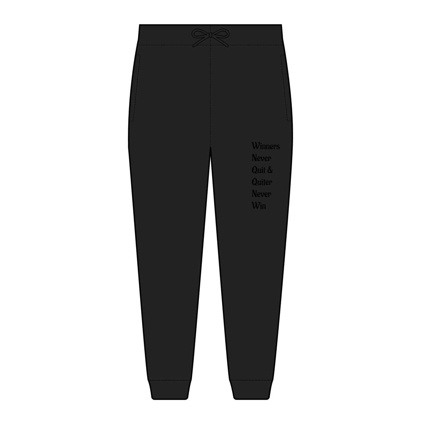 Embroidered Fleece Joggers — Comfortable Unisex Sweatpants