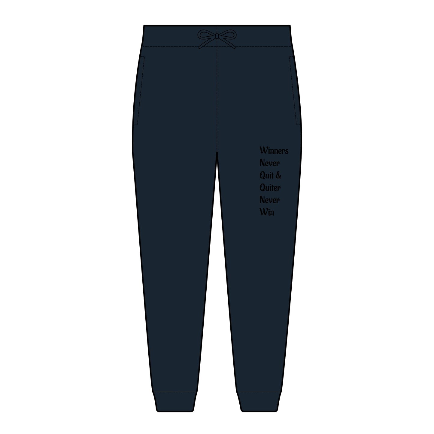 Embroidered Fleece Joggers — Comfortable Unisex Sweatpants