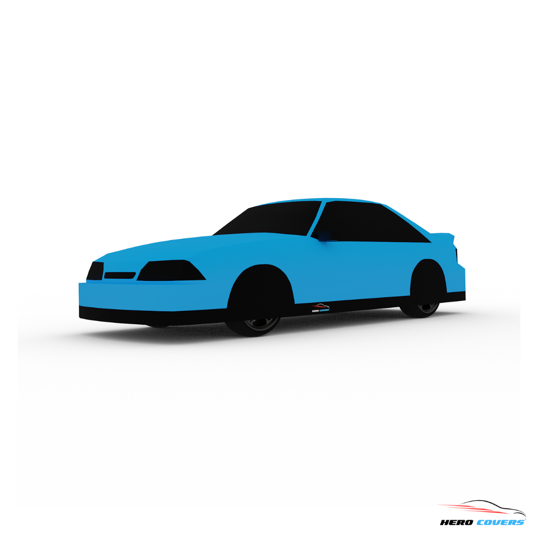 Indoor or Outdoor Car Cover | Compatible For: Ford Mustang Third Generation (1979–1993) – Fox Body
