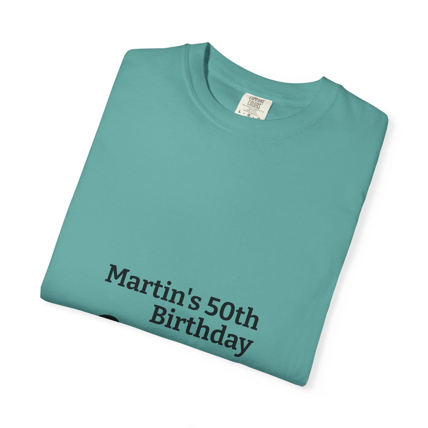 Birthday Crew T-Shirt — Personalized "Martin's 50th Birthday Crew"