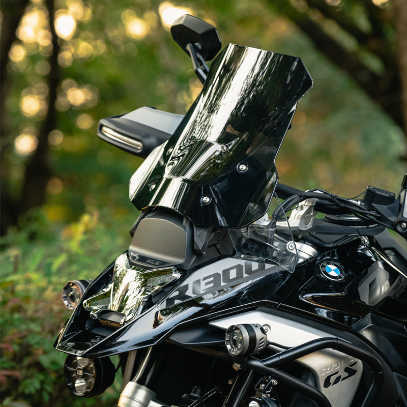 LOBOO Touring Windshield for BMW R1300GS / R1300GS Adventure – Optical-Grade Polycarbonate, Scratch-Resistant