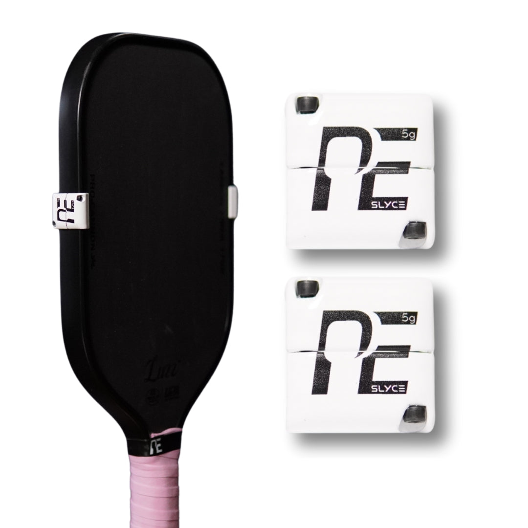 Pickleball Effect  - SLYCE SLYDRS™ — Adjustable Clamp-On Pickleball Paddle Tuning Weights