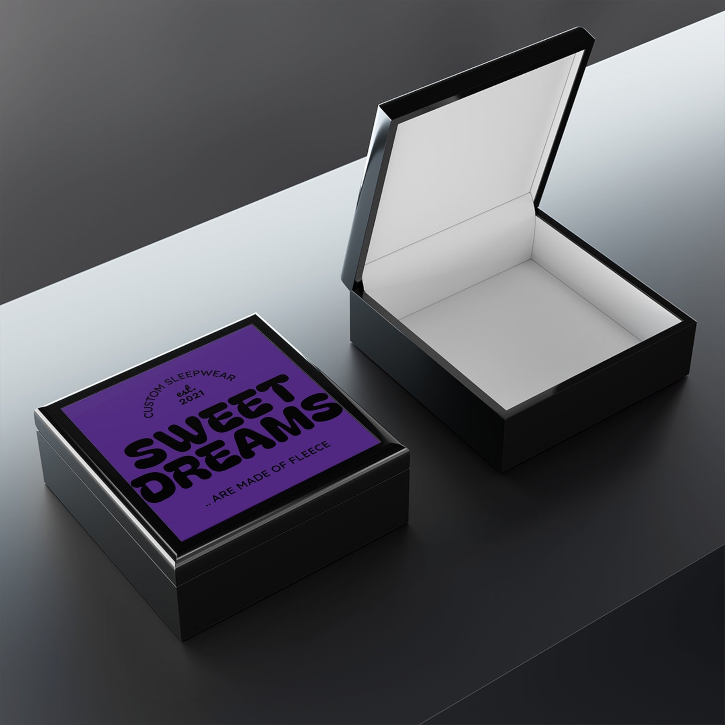 Jewelry Box — "Sweet Dreams" Personalized Keepsake Box (Custom Sleepwear Design)