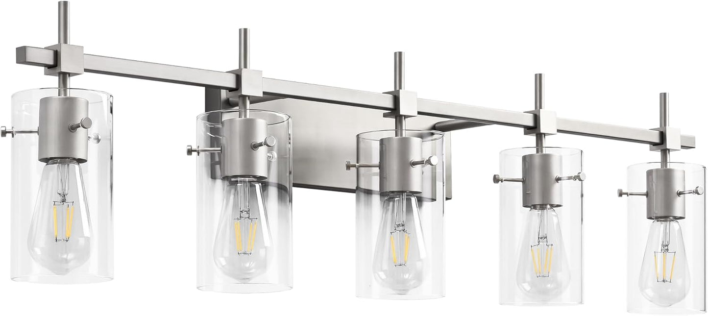 Vintage Vanity Lights with Glass Shade