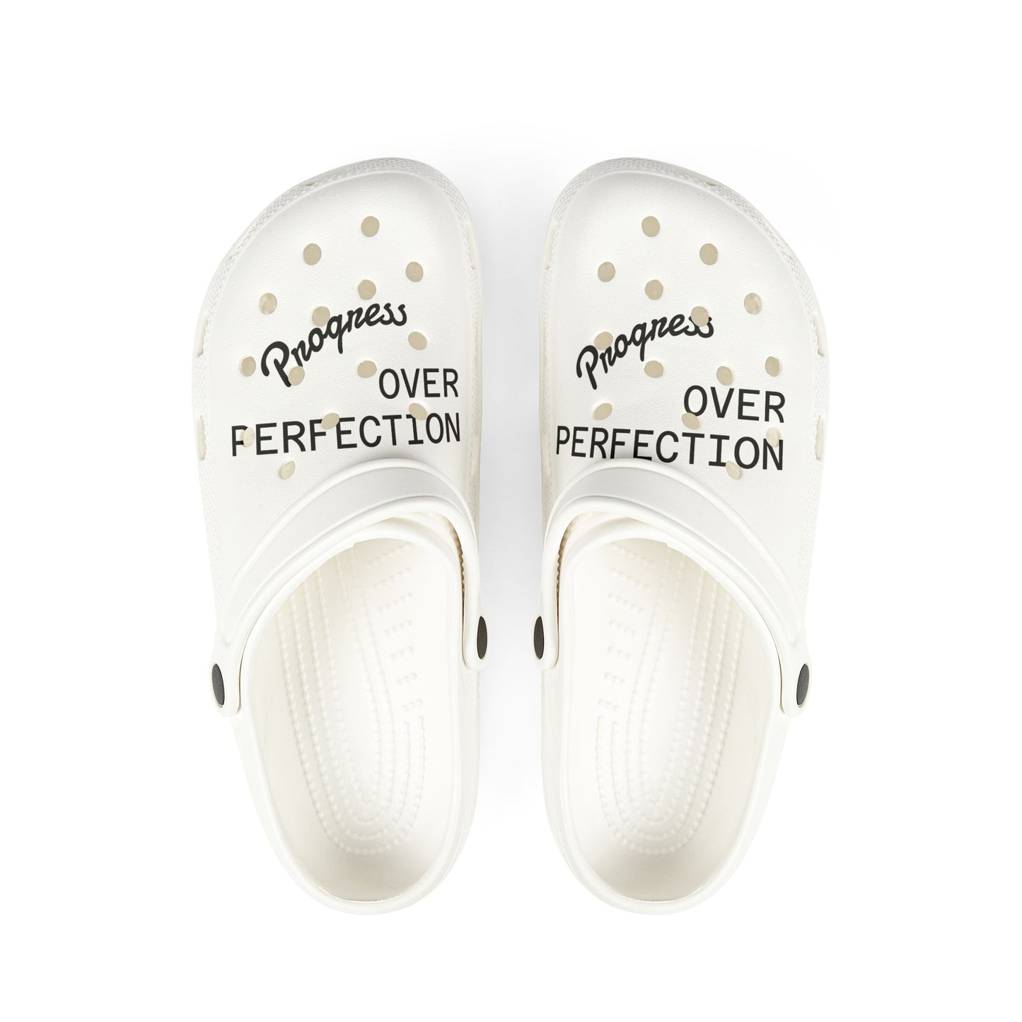 Progress Over Perfection EVA Foam Clogs — Lightweight Garden & Casual Shoes