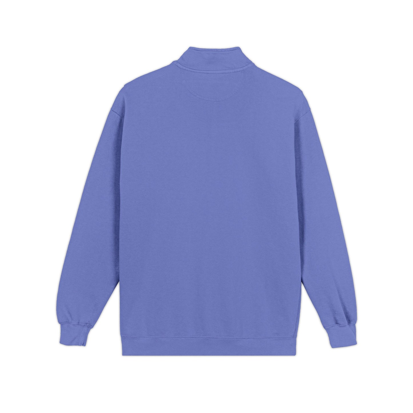 Quarter-Zip Sweatshirt — Minimal 'Progressively' Script Chest Logo
