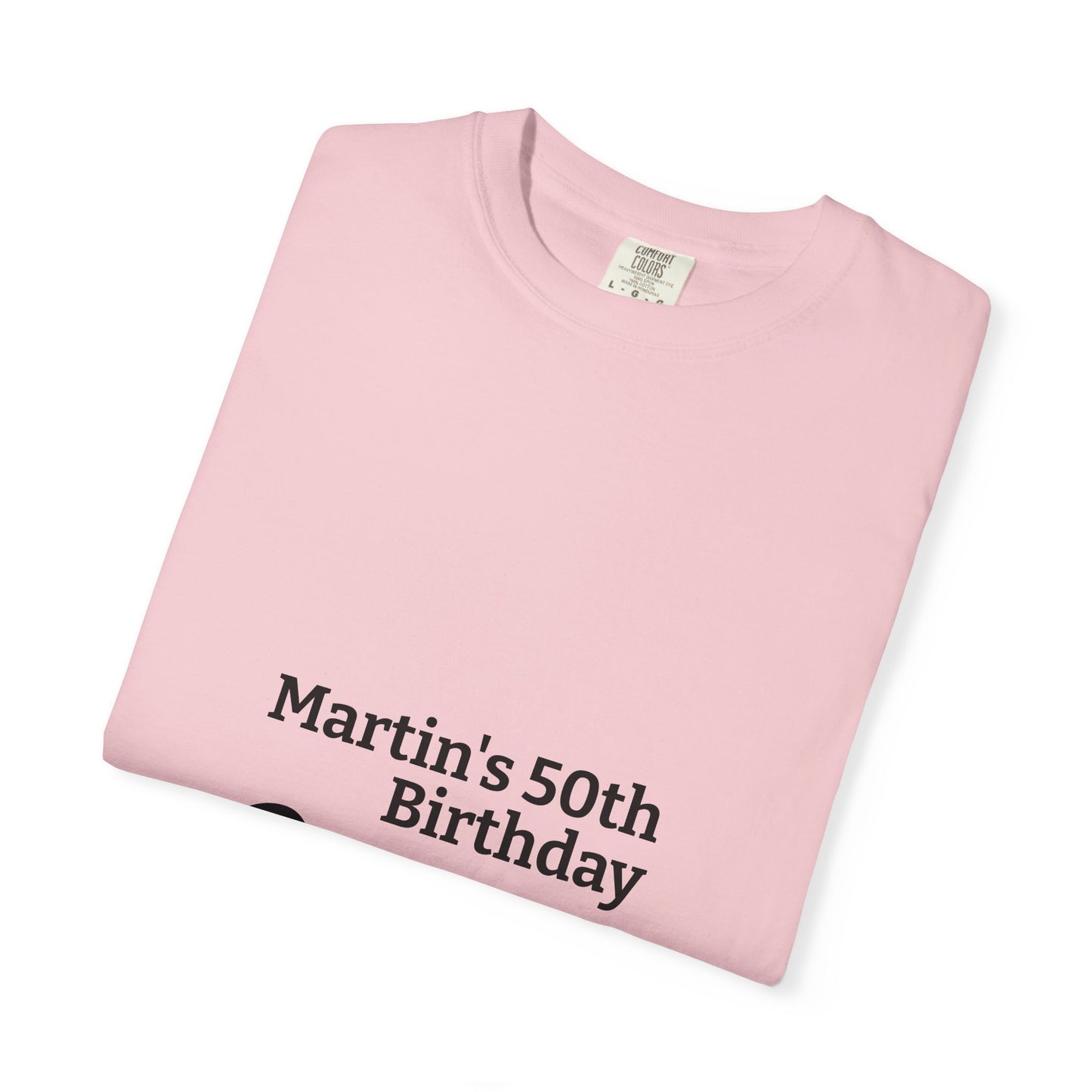 Birthday Crew T-Shirt — Personalized "Martin's 50th Birthday Crew"